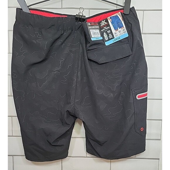 ZeroXposur Men’s Sz Large Black Swim Trunks Shorts NWT Beach Vacation Hiking - Picture 2 of 10